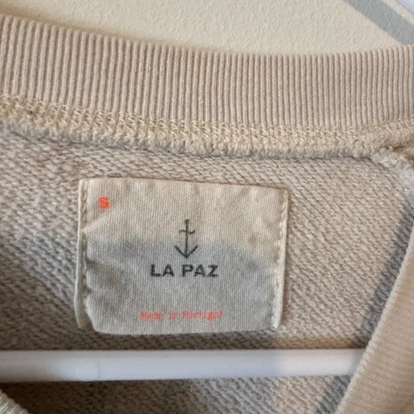 La Paz Cunha All Court Sweatshirt - Ecru | Garmentory Size Small - Picture 4 of 8